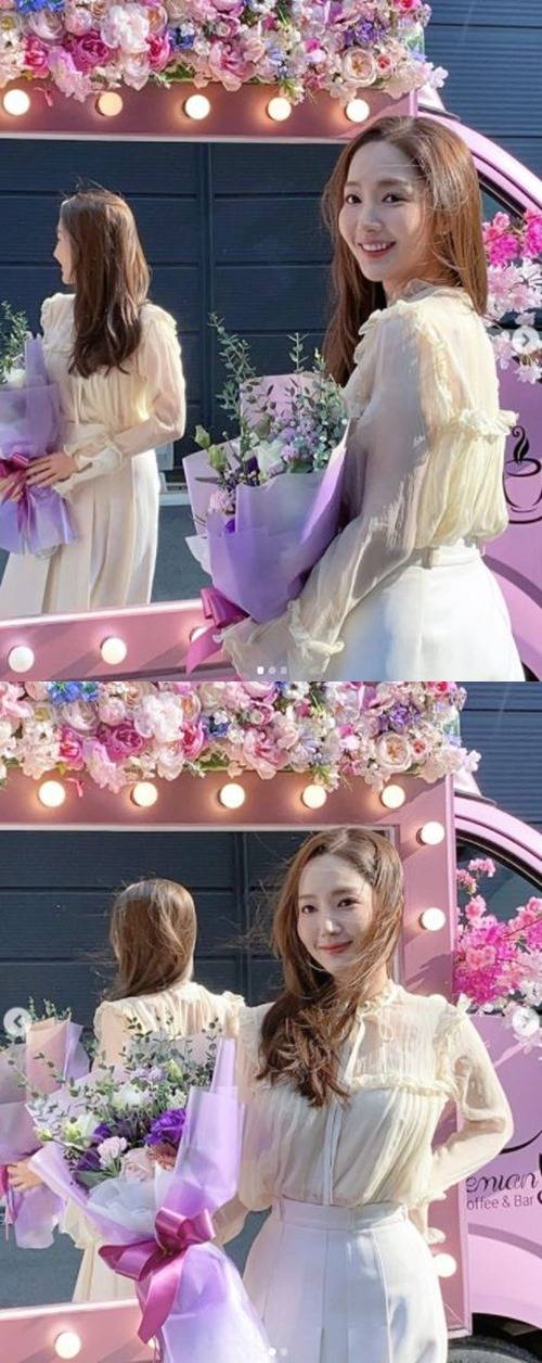 박민영 커피차 사진=박민영 인스타그램