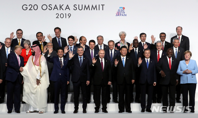 【오사카(일본)=뉴시스】 박진희 기자 = 2019년 6월 오사카에서 열린 G20 정상회의. 2019.06.28. pak7130@newsis.com
