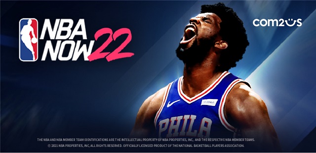 'NBA NOW 22'는 NBA 공식 라이선스 기반 농구 모바일게임이다. 사진은 대표 이미지 /컴투스 제공