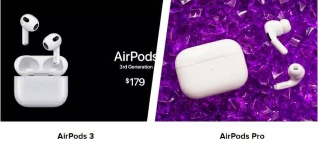 에어팟3, 에어팟 프로 (사진=씨넷)