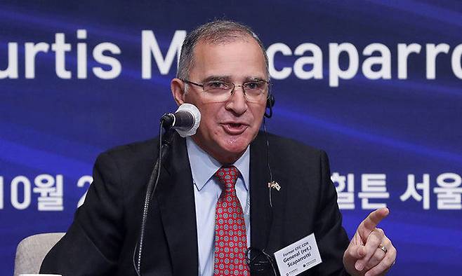 커티스 스캐퍼로티 전 한미연합사령관. 뉴시스