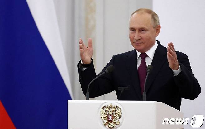 블라디미르 푸틴 러시아 대통령. 자료 사진 © AFP=뉴스1 © News1 우동명 기자