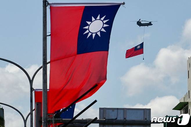 대만 국기. © AFP=뉴스1