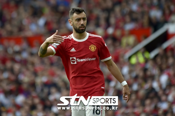 계속 기꺼이 실수할 것이라고 밝힌 맨체스터 유나이티드 브루노 페르난데스. 사진|뉴시스/AP