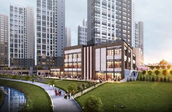 파피에르 내포수변 투시도