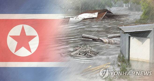 북한 홍수피해·풍수해(PG) [정연주 제작] 사진합성·일러스트