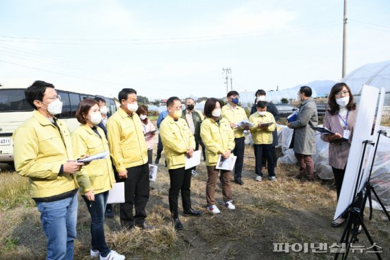 포천시의회 20~21일 한탄강 문화예술촌 현장점검. 사진제공=포천시의회