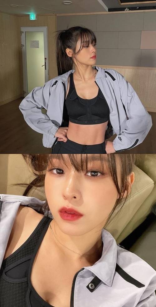 걸그룹 AOA 멤버 설현이 복근을 자랑했다. 사진=설현 SNS