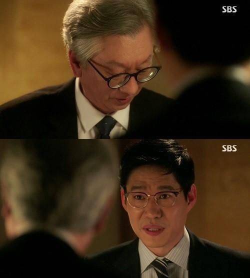 드라마 '풍문으로 들었소'에서 로펌 대표로 나오는 한정호(유준상)가 총리 출신인 백대헌(박진영)에게 고문직을 제안하는 장면.