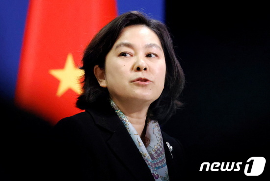 화춘잉 중국 외교부 대변인. © 로이터=뉴스1