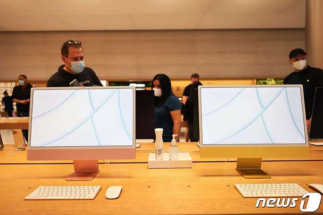 미국 뉴욕 애플스토어. (자료사진) © AFP=뉴스1