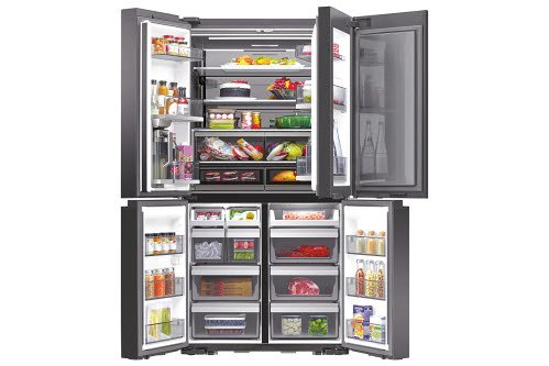 냉장고의 수납을 위한 다양한 아이디어 상품이 있다. [중앙포토]