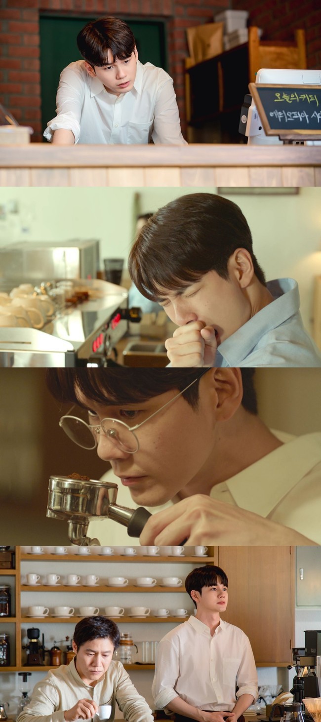 Would you like a cup of curchi? Ong Seong-wu begins a full-scale barista class.Kakao Entertainment released a photo of the second episode SteelSeries featuring Kang Go-bi (Ong Seong-wu) and Park Ho-san, who succeeded in entering the two major coffees after twists and turns in the original KakaoTV (director/playplayplayplayplayplayplayplaywright Noh Jung-wook, planning Kakao Entertainment, production content creative group Moon).In the SteelSeries photo, Kang Gobi is caught up in something like a feeling of being too tired, and yawning or concentrating on coffee research, and dynamic episodes will be unfolded in barista adaptation.Especially, when I look at the air as if I have given up everything, I wonder what difficult missions are given to the high cost from the first work.In addition, Park Seoks expression, which seems to taste the espresso with a serious expression beyond the seriousness and the Ganggobi staring at another place, is caught in one cut, and a tense tension is felt between the two.In episode 2, Kang Go-bis ups and downs, 2 Coffee adaptation, which learns everything about Coffee from matching the Coffee machine setting value, will be drawn in earnest to create a rich attraction.It is expected that the unexpected mission to keep the store alone from the first day of work will be given, and it raises questions about how Kang Gobi will respond to it.However, Kangobi is not embarrassed by this situation, and he shows off his pure passion for calmly responding to customers.Park also gives a difficult mission to represent the taste of espresso that I just tasted from the first day of work at Ganggobi.When Kang Go-bi failed to find the proper espresso taste, Park Seok will show a bold decision to put a notice called Coffee Machine Failure in front of the store door.Kang Gobi, who is against this, also has a superpower from the first day of work to the nighthawks, saying that he should find the espresso taste.It is not someone who did not, but it shows passion and will for Coffee by struggling with espresso machine all night.However, whether the Nighthawks Coffee study of Ganggobi will be able to work immediately, the result is in the midst of the duck, and it predicts that the rough journey of Ganggobi has begun.On the other hand, in the second episode, the appearance of the wrong guest who is not as easy to respond to as the coffee machine which is difficult to match is anticipated.Nighthawks A surprise guest comes to Ganggobi, who is working at night.Whether this guests appearance will make it harder for Kang Go-bi to adapt to the 2nd Coffee or help Kang Go-bi grow to a barista already stimulates viewers imagination.