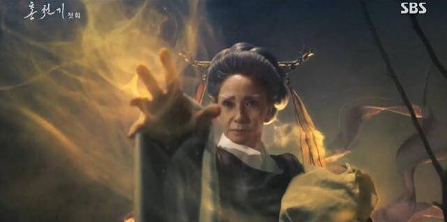 CG로 엇갈린 평가를 받는 드라마들. tvN '홍천기' 영상 캡처