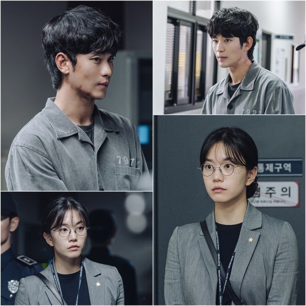 The Coupang play series One Day (director Lee Myung-woo), which will be unveiled at 0:00 on the 27th (Saturday) (Friday 12:00), will be a Hyun-soo Kim (Kim Soo-hyun), who became Murder The Suspect overnight in an ordinary college student, and a Cha Seung-won prudent, a bottom-third who does not ask the truth. The eight-part hardcore crime drama depicts the fierce survival of on.In this regard, Kim Soo-hyun and Lee Seol of One Day are focusing attention on the first encounter with their client and new Lawyer.In the midst of all the evidence in the play pointing to the Hyun-soo Kim as a criminal, a new Lawyer Seo-jin (Lee Seol) was urgently put in to prevent further adverse statements.Seo Soo-jin, who ran after being called by his senior Lawyer, tries to persuade him to reveal that he is a Lawyer to defend himself hastily when he meets Hyun-soo Kim, who is confused with blood and scarred face.While the Hyun-soo Kim consistently claims innocence, the attention is paid to the meeting of the new Lawyer, who is a new Lawyer but who is similar to the Hyun-soo Kim, whether the Seo-jin will listen to the Hyun-soo Kims words or the Murder The Suspect and Humanism. Yes.Kim Soo-hyun and Lee Seol, who are not really big in age, have always filled the filming scene with young energy and gave a different chemistry to encourage the heat.In particular, the two people attracted the admiration of the staff with the concentration of being horribly immersed when the camera turned.Expectations are already rising in the hot performances of two people who will digest extreme emotional changes in One Day.One day, the production team said, is a different crime drama focused on the definitions of each character within the framework of law. The fresh synergy created by Kim Soo-hyun and Lee Seol will increase the perfection of the play.I want you to wait for the first public November 27th (Saturday), he said.The Coupang play series One Day is considered to be a highly anticipated work by director Lee Myung-woo, who has shown production power regardless of genre with the top actors Kim Soo-hyun, Cha Seung-won, Punch, Whisper, and Fever Priest.It will be first released on the 27th (Saturday) at 0:00 (Tuesday 12:00 pm), and will be broadcast twice a week and eight episodes through the service on Saturdays and Sundays every week.