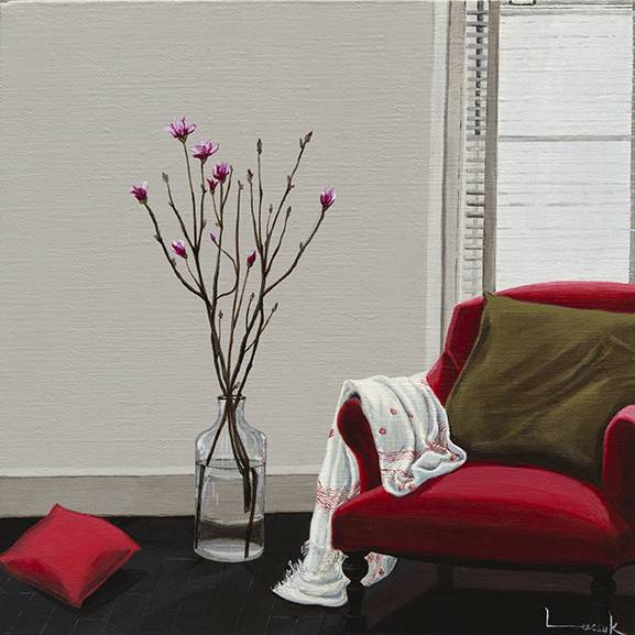 이상숙, surplus space-desire, 2 38.0×38.0cm, acrylic on canvas