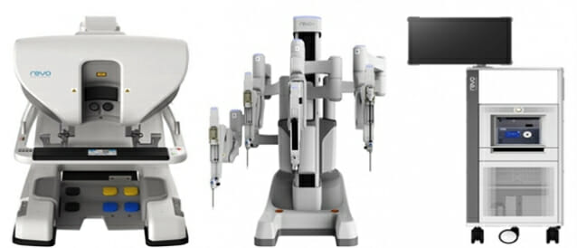 제10호 혁신의료기기로 지정된 복강경 수술에 사용하는 ‘자동화시스템로봇수술기’. (사진=식품의약품안전처)