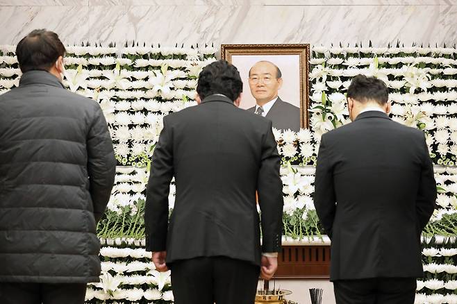 서울 서대문구 신촌세브란스병원 장례식장에 마련된 전두환 전 대통령 빈소 /장련성 기자