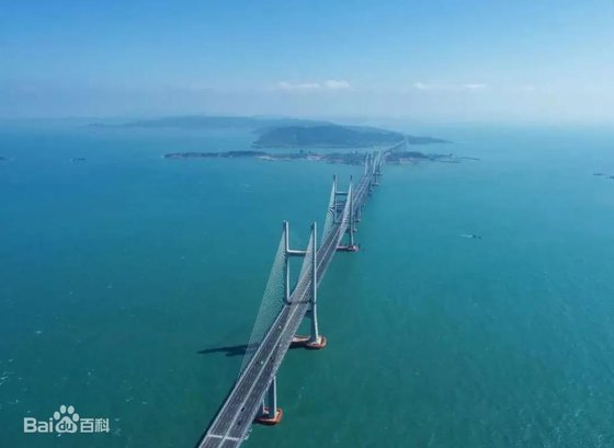 중국 푸젠성 푸저우시와 4개 섬을 연결한 핑탄해협대교. [바이두 캡쳐]