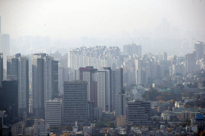 남산에서 바라본 서울 시내 아파트 모습. (사진=연합뉴스)