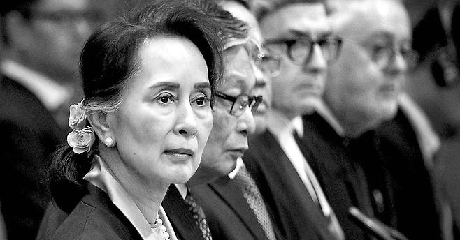 아웅산 수치 미얀마 국가고문. [AFP=연합뉴스]