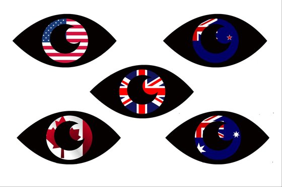 미국 주도의 첩보동맹 5개국인 '파이브 아이즈(Five Eyes)'. 미국·영국·캐나다·호주·뉴질랜드로 구성돼 있다. [사진 픽사베이]