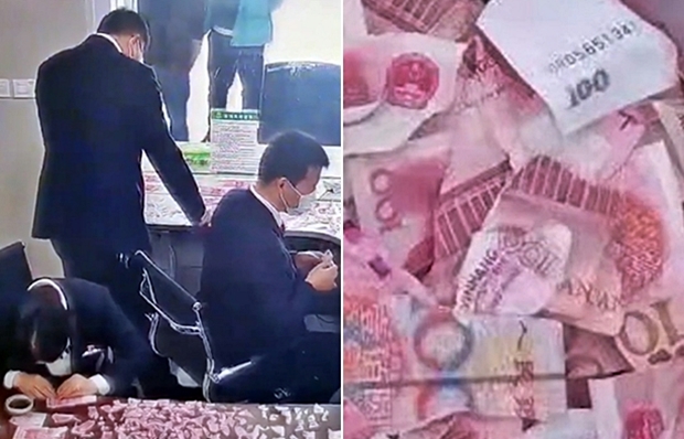 9일 펑파이신원에 따르면 구이저우성 펑강현 7살 남아는 어머니가 잠시 집을 비운 사이 100위안짜리 지폐 60장을 갈기갈기 찢었다. 6000위안, 한화로 110만원에 해당했다.