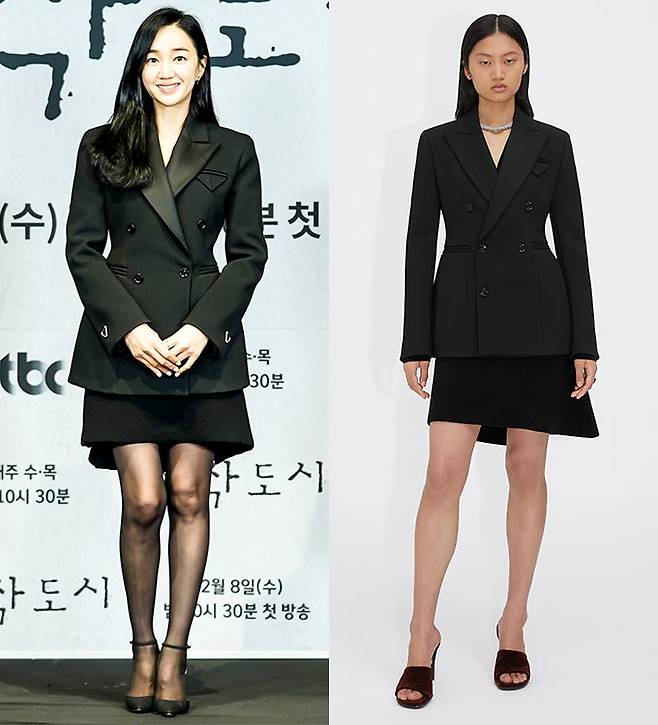배우 수애/사진=JTBC, 보테가베네타(Bottega Veneta)