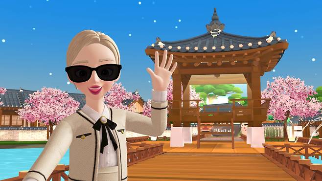 제페토의 메타버스 기술을 활용한 안동 월영교 가상여행