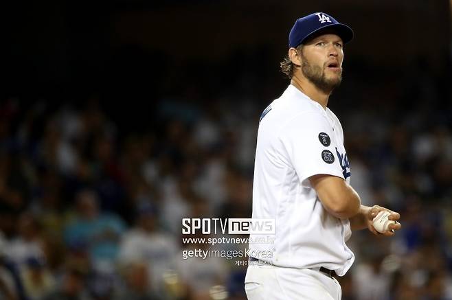 ▲ 클레이튼 커쇼.