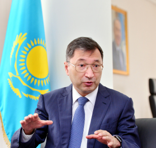 Bakyt Dyussenbayev, Kazakhstan’s ambassador to Korea. (Park Hyun-koo/The Korea Herald)