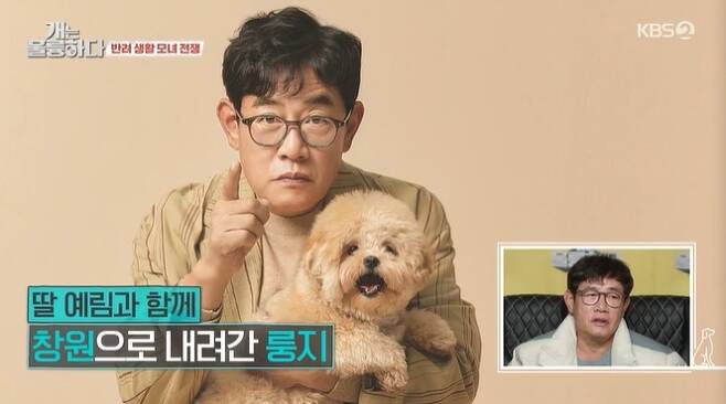 Lee Kyung-kyu reveals she was separated from Pet due to her daughter Lee Ye-rims marriageOn January 10th KBS 2TV Dogs Are Incredible, the conflict between the mother and daughter over the golden retriever Harley and Pomeranian Hearts and two Pets was revealed.Lee Kyung-kyu broke up with Pet Lunge and appealed very much just to die.My daughter Lee Ye-rim married Kim Young-chan, a soccer player from Gyeongnam FC, and went down to Changwon station, taking Rungji.Lee Kyung-kyu continued, shaking his head, saying, Runge is at Changwon station and hes dying, Im going to bring him in. Im going to bring him in.