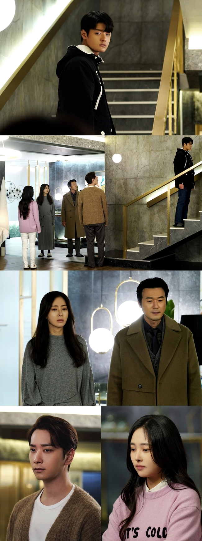 The atmosphere of the Showwindo: Queens House Song Yoon-ah - Lee Sung-jaes house became serious in Park Sang Hoons confession.On January 10th, Channel A 10th Anniversary Special YG Entertainment Wall Street drama Showwindo: The Queens House (playplayed by Han Bo-kyung, Park Hye-young / Directed by Kangsol, Park Dae-hee / Produced by Kotop Media / YG Entertainment Channel A) was broadcast on 13th, which was the son of Han Sun-joo (Song Yoon-ah) - Shin Myung-seop (Lee Sung-jae) Park Sang Hoon was shocked by the fact that he was the culprit who stabbed Yoon Mi-ra (Jeon So-min).Above all, the appearance of Han Seon-ju, who listened to this and was angry, made the hearts of viewers sick.Meanwhile, on January 11, Showwindo: The Queens House released a still cut showing Tae-yong and his family returning home after the investigation ahead of the 14th broadcast.A gloomy atmosphere that can not be explained in words is being conveyed to the outside of the picture.The first look of the eye is the noticeably darkened look of Tae-yong, which is always bright and energetic, and this change comes even bigger.I feel a complicated feeling from Tae Yong who goes up to the room alone to avoid the family gathered in the living room.The people left in the living room are also looking serious. Han Sun-joo, Shin Myung-seop, Uncle Han Jeong-won (Hwang Chan-sung), and sister Tae-hee (Shin Lee-jun).The youngest confession of Tae-yong seems to have lost everyones words. I wonder how the shock of the day will affect these families in the future.
