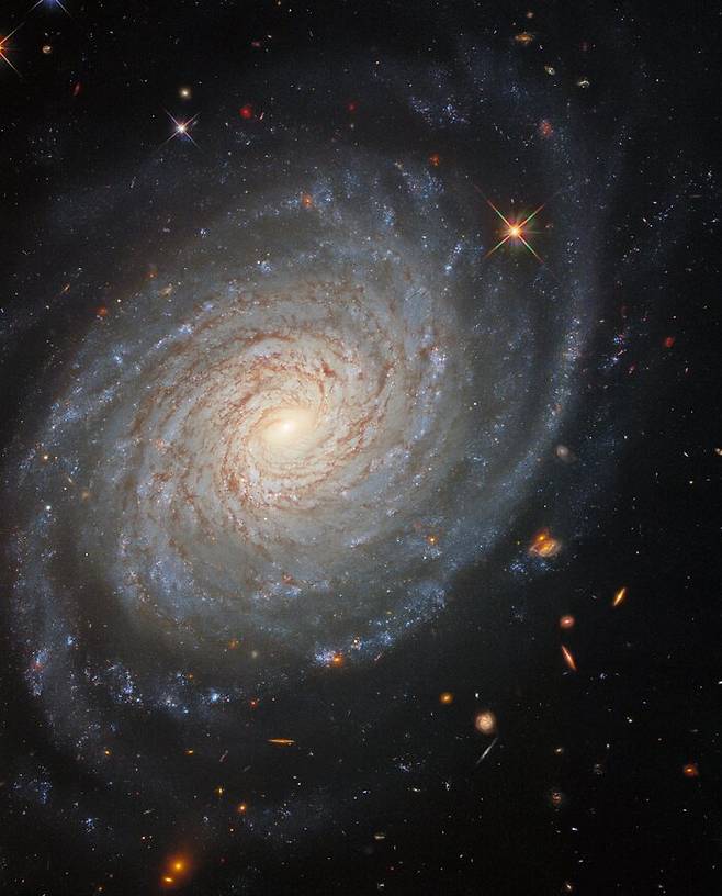 허블우주망원경이 촬영한 나선은하 NGC 976. 사진=ESA/Hubble & NASA, D. Jones, A. Riess et al