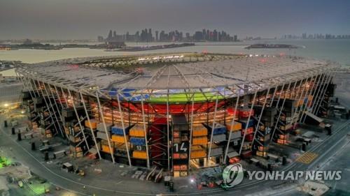카타르 월드컵 경기장 중 한 곳인 974 스타디움 [로이터 연합뉴스 자료사진. 재판매 및 DB 금지]