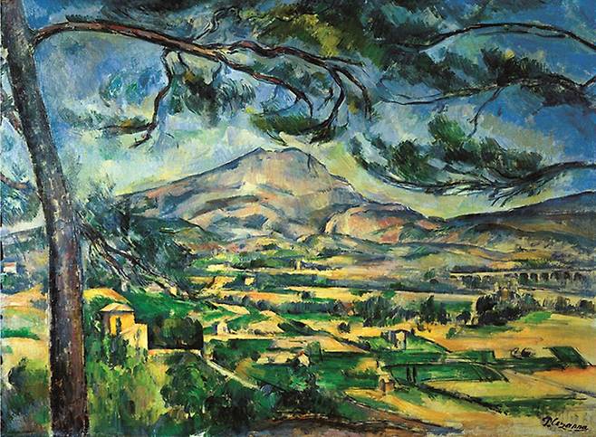 세잔의 ‘큰 소나무가 있는 생 빅투아르 산’