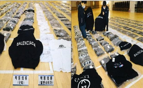 국내 세관이 적발한 모조품 모습/사진 제공=부산세관