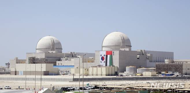 [서울=뉴시스] UAE 바라카 원전 전경 (사진=두산중공업 제공)