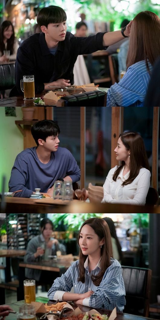 Meteorological Agency People: In-house Love Cruelty has unveiled a still cut that gives a glimpse of Simkung Chemie outside the Meteorological Agency of Park Min-young and Song Kang.JTBCs new Saturday drama, People in the Meteorological Administration: The Cruelty of In-house Love (directed by Younghoon, Sunyoung in the play, Creator Gline & Kang Eun-kyung, production and P.O Entertainment, JTBC Studio) is a workplace romance drama depicting the work and love of people from the Meteorological Agency who are hotter than tropical nights and cannot be more catastrophic than local rain.Stillcut, released today (on the 3rd), is thrilled with fans waiting for the first broadcast with the appearance of Park Min-young and Song Kang, who spend time together in private spaces rather than at work.Jin Ha-kyung, general forecaster of principled charisma, and Ishiu, special envoy of passion, who knows only the weather, are seniors and juniors at work who spend the longest time a day.However, the eyes of these two people who look at each other outside the Meteorological Agency are unusual.In this space where I try to check the heat by pointing to the head to see if the cold energy is okay, and talk affectionately, I do not know my people, but the energy of Thum that the viewer can feel is filled.Through the images and images released, Ha Kyung and Siu have confronted other claims related to the weather, and have expressed the work life of the Meteorological Agency people who are struggling fiercely by analyzing the data overnight.However, the still cut that was released this time gives viewers a feeling of tickling with a romantic atmosphere.The end of the winter waiting for a warm spring, the romance goddess Park Min-young and the romance Top-trend Song Kang make perfect visuals and Simkung Chemi, and the narrative of the other side will melt the cold completely.The production team said, The first broadcast of The Meteorological Agency: The Cruelty of the In-house Love is finally coming a week ahead. I will go to a workplace romance where viewers can not help but fall in.I hope you will join Park Min-young and Song Kangs chemistry, which will work hard and more enthusiastically inside and outside the Korea Meteorological Administration, he said.Meteorological Agency People: In-house Love Cruelty is expected to be created by a young artist from Kang Eun-kyung Creator Gline, who created a series of works such as The World of Couples and Misty,It will be broadcasted at JTBC at 10:30 pm on Saturday, February 12th.Ann P.O Entertainment, JTBC Studio
