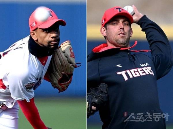 KIA 윌리엄스(왼쪽), 놀린. 스포츠동아DB