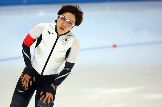 13일 베이징 겨울올림픽 스피드스케이팅 여자 500m 경기를 마친 고다이라 나오. 로이터=연합뉴스