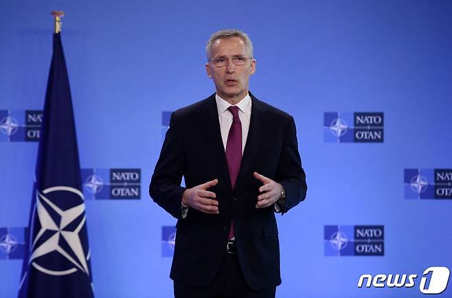 옌스 스톨텐베르그 나토 사무총장. © AFP=뉴스1