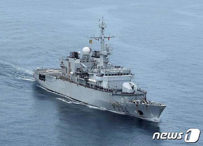 프랑스 해군 호위함 '방데미에르' (프랑스 국방부) © 뉴스1