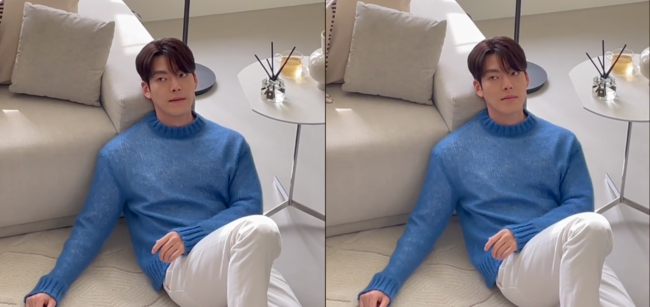 Actor Kim Woo-bin has released the latest episode being filmed.On the 26th, Kim Woo-bin posted a video on his SNS without any comment. In the public video, he is wearing a blue knit and shooting in a languid atmosphere on the sofa.Its been a long time since Ive been shooting, so Ive been moistening my lips with my tongue to draw attention.On the other hand, Kim Woo-bin will appear on TVN Our Blues which will be broadcasted on April 9th.Our Blues is an omnibus Drama that supports the end or peak of life, and the life of everyone standing at the beginning.It is a work that coincides with director Noh Hee-kyung and director Kim Kyu-tae, who created well-made Dramas such as Live, Its OK, Its Love, That Winter, and The Wind Blows, and will be broadcast for the first time at 9:10 pm on April 9.kim woo-bin SNS