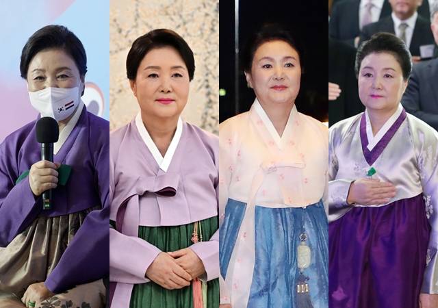 문재인 대통령 부인 김정숙 여사. 뉴시스