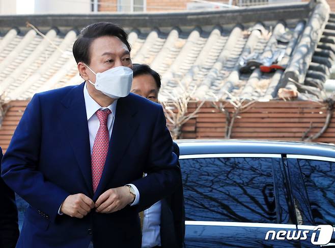 윤석열 대통령이 당선인. 2022.4.4/뉴스1 © News1 인수위사진기자단