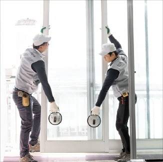 한샘 인테리어 공사 시공 현장. /한샘 제공