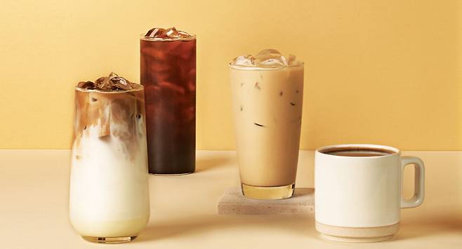 커피 프랜차이즈 빽다방이 일부 음료가격을 인상했다. /사진=빽다방 공식 홈페이지 캡처.