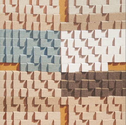 김강용, ‘현실+상 1707-1645’(200×200㎝, 혼합재료, 2017)