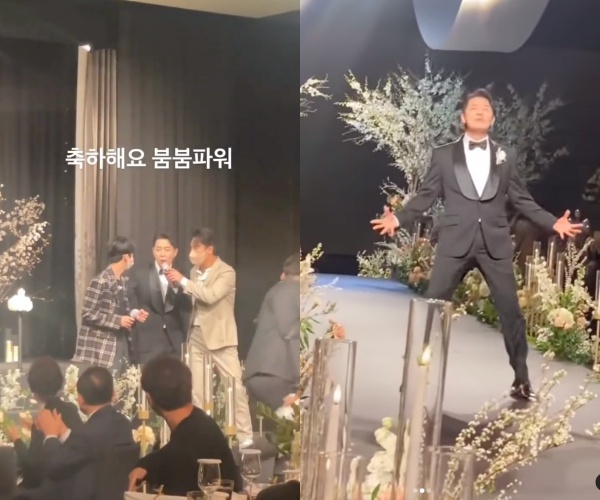 Broadcaster Boom became out of stock by posting a Wedding ceremony, and public attention is pouring on him.Actors Hyun Bin, Son Ye-jin, as well as a colorful Wedding ceremony, attracting attention.Boom posted a seven-year-old non-entertainer and a Wedding ceremony at Seoul on the 9th. Boom showed a unique Wedding ceremony.Showing a thrilling Wedding ceremony.Booms Wedding ceremony was special from the grooms position.We can often see the grooms unique position in Wedding ceremony. Boom has been dancing when he enters as he has shown his usual excitement.Boom appeared excitedly as he stepped on the steps and did not control his excited mind with his beloved wife, such as turning a turn.The same was true of the celebrations, when Jang Min-Ho came up to sing with him, and Boom was singing and dancing with his shoulders and clapping and singing.Especially, the happiness of marriage was felt as it was, such as calling Lee Chan One and Jinto Baegi behind the bride.In addition to this, Booms entertainer-class visual wife is also a hot topic.Boom and his wife, who is seven years old, are attracting attention not only as boasting a tall and slender body but also as a celebrity.Boom and his wife had long been acquaintances and developed into lovers, forming a couples kite. Boom said, I always had a dream of a happy family in my heart.I will show you a happy couple who can share their love with the love that is overflowing as it is a marriage at a late age.I will be a good husband who cares for and hugs my family and wife. Also at Booms Wedding ceremony were a spectacular guest, with actors Lee Dong-wook and Lee Kyung-gyu reportedly taking on society and officiating, respectively.Here, god Park Joon-hyung, Super Junior Lee Teuk, Eun Hyuk, Shiny Ki, comedian Yang Se-hyung, singer Jang Min-Ho, Shinji, Yang Ji Eun and Hong Ji Yoon attended.Here, Lim Young-woong, Lee Chan One, Na Tae-joo and K-Will, who made a relationship with Mr. Trot 2, celebrated Booms happy marriage and sang a celebration.Meanwhile, Boom made his debut in 1997 as a mixed group key, working as a New Clear and Reka, and later turned to VJ.He is active in TVN Amazing Saturday, TV Chosun Forsythia, Fourday is good at night, Song is called by the state, Mnet TMI SHOW, SBS PowerFM BoomPower.SNS